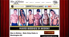 Desktop Screenshot of meninmotiondancerswashingtondc.com