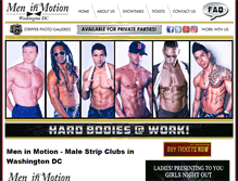 Tablet Screenshot of meninmotiondancerswashingtondc.com